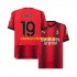 Camisola AC Milan Theo Hernandez 19 Homem Equipamento Primeiro 2023-2024 Manga Curta